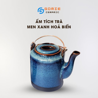 Ấm tích xanh cao cấp - Ấm tích rời - Ấm trà - Gốm sứ cao cấp Bát Tràng