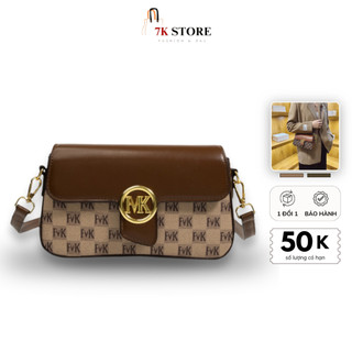 Túi xách nữ dây da đeo chéo, đeo vai hàng cao cấp đẹp khóa cúc bấm nam châm 7K STORE TX18