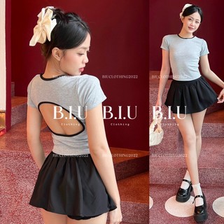 Set áo crotop hở lưng chân váy quần bí sexy cá tính Sabi Set Biu Clothing BB0328