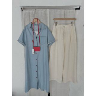 DẦM DÀI JEANS TAY NGẮN 9209