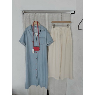 DẦM DÀI JEANS TAY NGẮN 9209