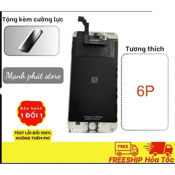 Màn hình thay thế cho ip 6Pl ,tặng kèm tool mở