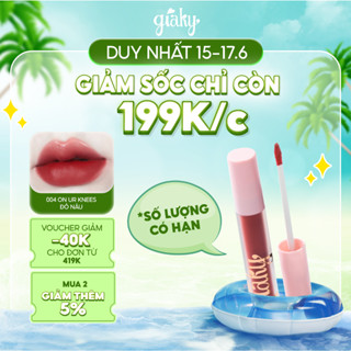 Son kem GIAKY - Lì Nhẹ Môi, Bóng Mềm Mịn & Bền Màu #005 Hôm Ấy Là T3 (3g)
