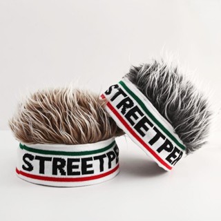 (Hỏa Tốc) Mũ Trùm Đầu Kèm Tóc Giả Ngắn Phong Cách hip hop Cá Tính dành cho nam