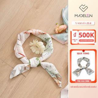 Khăn lụa vuông bandana nhiều màu MADELEN