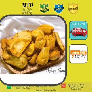Mít Sấy Nguyên Miếng Cánh Dày Giòn Ngọt 500Gr | | Bánh Tráng MTD | Freeship