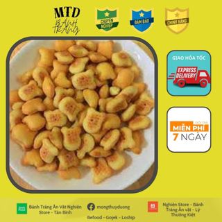 Bánh Gấu Nhân Kem Thiên Hồng - 500Gr | | Bánh Tráng MTD | Freeship