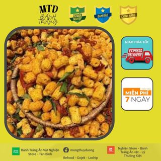 Nui Lắc Khô Bò Lá Chanh 150Gr || Bánh Tráng MTD | Freeship