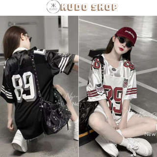 Áo phông nam nữ form rộng cổ tim in hình số 89, Áo thun thể thao chất liệu cotton mềm mịn Kudoshop