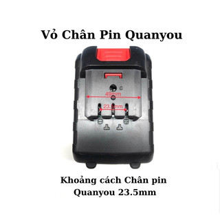 Vỏ Mạch Pin Quanyou 15cell 10cell 5cell 5s 18v-21v 18650 .Vỏ có Báo pin :