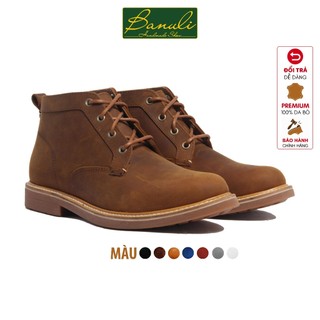 Giày boots nam da bò sáp crazy horse cao cấp – b3ck1c0