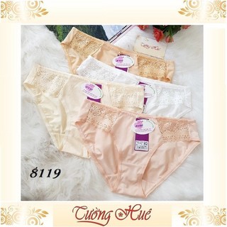 Quần lót nữ annie 8119 thun lạnh phối ren