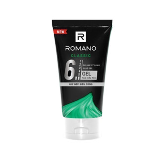 Gel Giữ nếp tóc siêu cứng Romano Classic Deluxe Styling số 6 150g