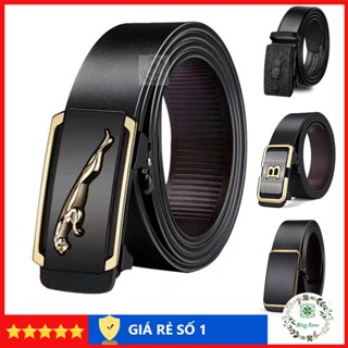 Thắt lưng nam da cao cấp Dây lưng nam khóa tự động không gỉ Nịt da thời trang BR1