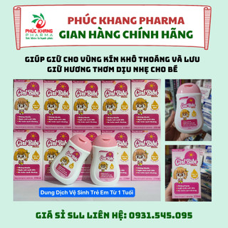 GIRL BIBI - DUNG DỊCH VỆ SINH DÀNH CHO BÉ GÁI TỪ 1 TRỞ LÊN