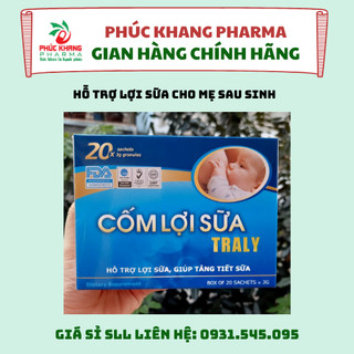 Cốm lợi sữa traly hổ trợ lợi sữa, giúp tăng tiết sữa