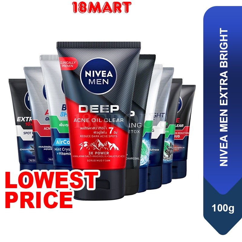 Sữa Rửa Mặt NIVEA Men Tuýp (100g)