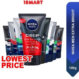 Sữa rửa mặt nivea men tuýp