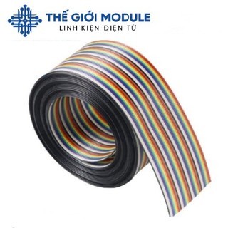 Dây bẹ 7 màu 40pin 2.54MM (1 mét)