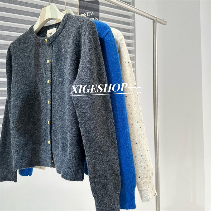(VIDEO THẬT) Áo len nữ cardigan dệt kim tay dài cổ tròn style Korean chất mềm mịn đẹp nhiều màu M003