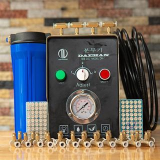 Trọn bộ phun sương 50, 60, 70 đầu phun dùng làm mát quán cafe, nhà hàng, chuồng trại