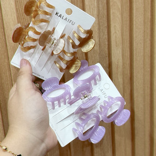 SET 2 kẹp tóc kẹp phồng chân tóc nhiều mẫu đa dạng BULL.SHOP