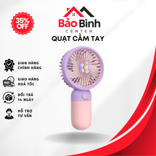 Quạt mini cầm tay có dây HQ66-quạt mini cầm tay - quạt tích điện mini sạc USB, Fan nhỏ gọn, tiện lợi