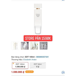 𝐍ướ𝐜 𝐡𝐨𝐚 𝐄𝐋𝐈𝐙𝐀𝐁𝐄𝐓𝐇 𝐀𝐑𝐃𝐄𝐍 𝐖𝐡𝐢𝐭𝐞 𝐓𝐞𝐚 Ginger Lily 𝐄𝐃𝐓 100ml