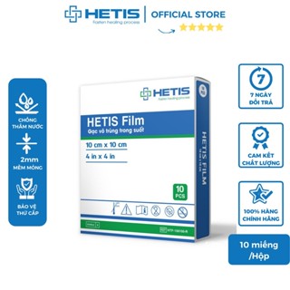 Miếng gạc ALFASET HETIS Film dán cố định vết thương, gạc vô trùng bảo vệ hình xăm trong suốt chống thấm nước khi tắm