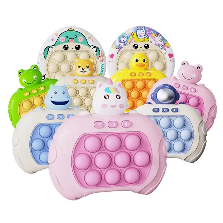 ✨Máy Chơi Game Pop It, Pop It Điện Tử 10 Phím Cho Bé, Đồ Chơi Rèn Tư Duy, Nhạy Bén cho Bé 89016