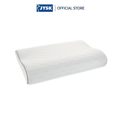 Ruột gối Memory Foam | JYSK Wellpur Kyrkja | trắng | R40xD60xC11/9cm