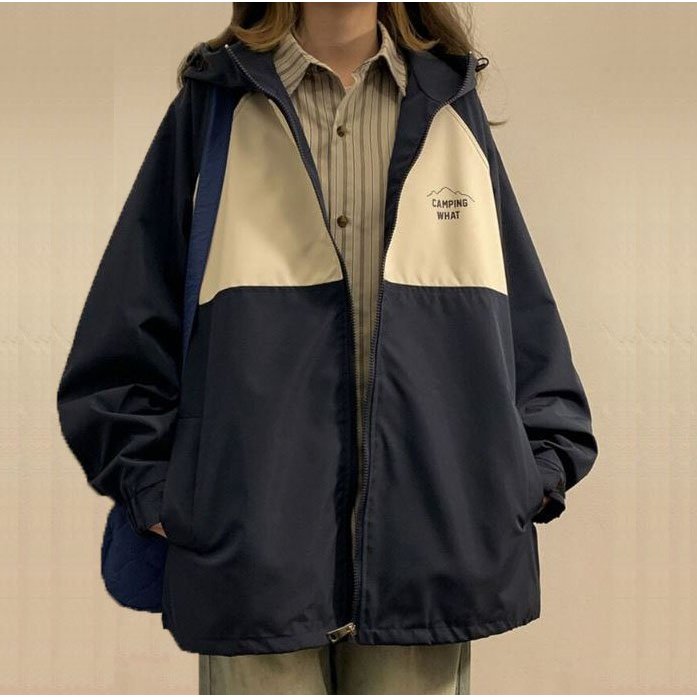 ÁO Khoác Dù cặp Nam Nữ unisex Phối màu, Áo khoác đôi vải dù 2 lóp phối màu đẹp.