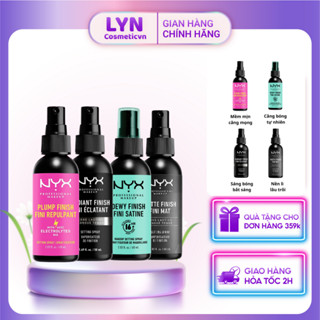 Xịt khoáng giữ và khóa lớp makeup NYX makeup Mist & Set 18ml, 30ml , 60ml , xịt khóa nền