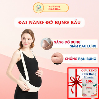 Đai nâng đỡ bụng bầu babycare co giãn 4 chiều, giảm đau lưng, chống rạn bụng, giúp mẹ bầu cảm thấy thư giãn thoải mái