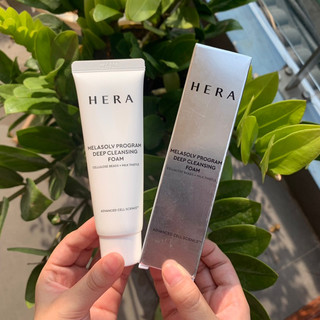 Sữa Rửa Mặt Hera Trắng/Hồng Melasolv Program Deep/Cream Cleasing Foam 50ml