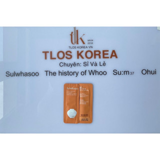 12 gói Ultimate S Cream 1ml gói dùng thử Kem dưỡng dòng timetreasure mẫu mới 1ml