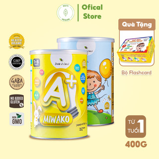 Combo sữa hạt miwako a+ & miwako nguyên bản chứng nhận vegan thuần chay hộp 400g