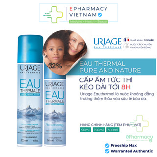 Xịt Khoáng URIAGE Thermal Water cấp ẩm, cân bằng pH và làm dịu da