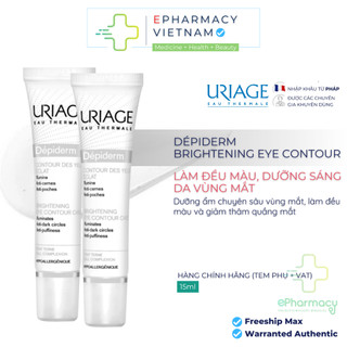 Kem Mắt URIAGE Dépiderm Contour Des Yeux Éclat dưỡng sáng, giảm thâm, giảm bọng mắt 15ml