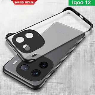 Ốp lưng iQOO 12 nhám mờ siêu mỏng nhẹ ôm khít máy chống bám mồ hôi