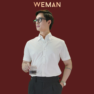 Áo Sơ Mi Cộc Tay Cổ Button Down WEMAN - WMA2406