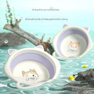 Chậu Rửa Mặt Gấp Gọn Cho Bé Sơ Sinh, Thau Cho Bé Cao Cấp, An Toàn Sức Khỏe