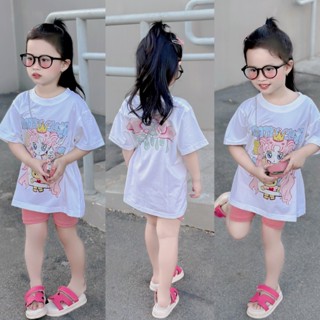 Set bộ legging cho bé gái hình thuỷ thủ mặt trăng dalla, set áo thun quần legging siêu co dãn trẻ em.TPKIDS.[M687]