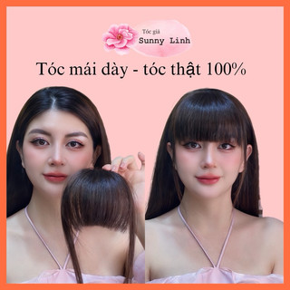 [ HOẢ TỐC] MÁI NGỐ DÀY TÓC THẬT 100% LOẠI 1 DÀY DẶN