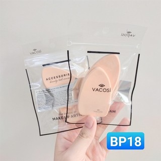 Bông Phấn Ướt Hình Ovan Dài Bịch 2 Miếng - BP18