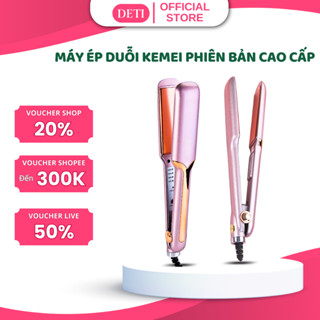 Máy Kẹp Thẳng Tóc 4 Mức Chỉnh Nhiệt Kemei KM 329