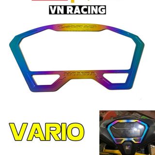 Tem titan dán viền đồng hồ Vario, ốp viền đồng đồ xe máy