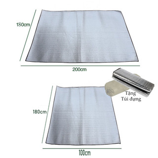 CHIẾU NGỦ VĂN PHÒNG 3,5mm TẶNG KÈM TÚI - Chiếu Ngủ Đa Năng Cách Nhiệt - Thảm Du Lịch Tiện Lơi