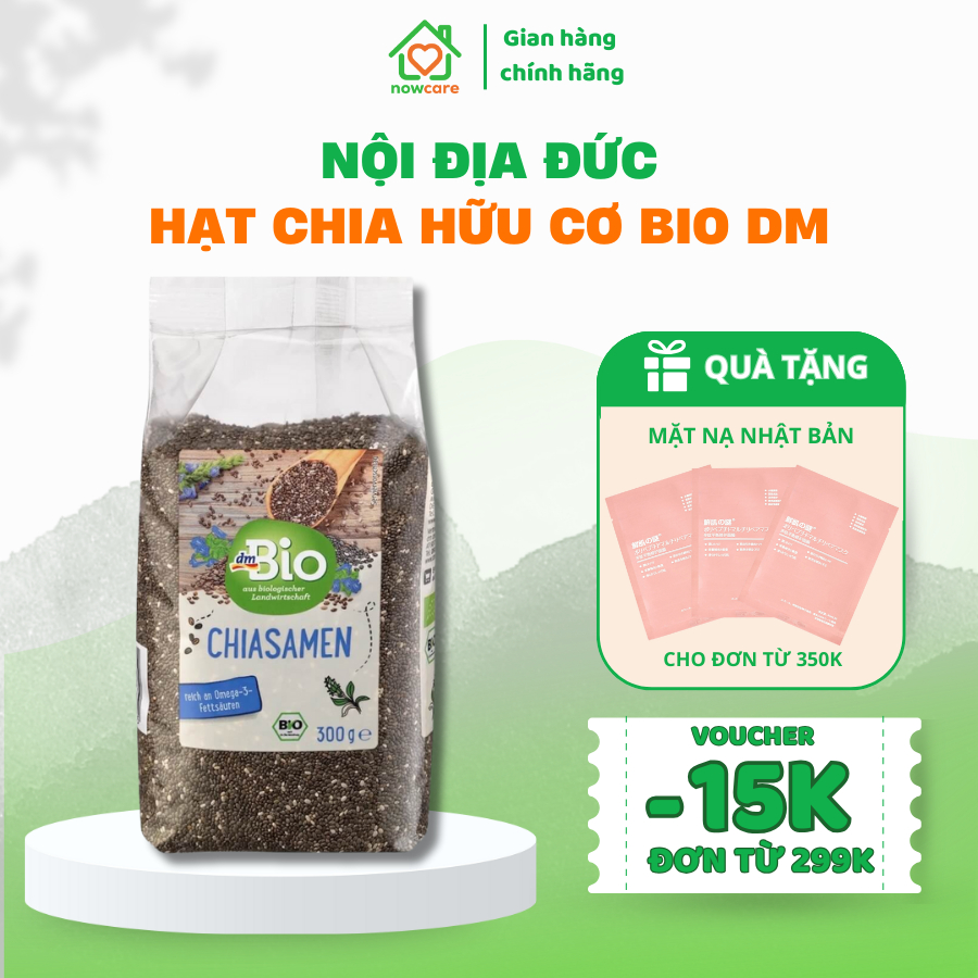 Hạt Chia hữu cơ Bio DM nội địa Đức 300g