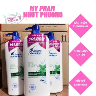 Dầu gội đầu head & shoulder bạc hà mát lạnh 1200ml
